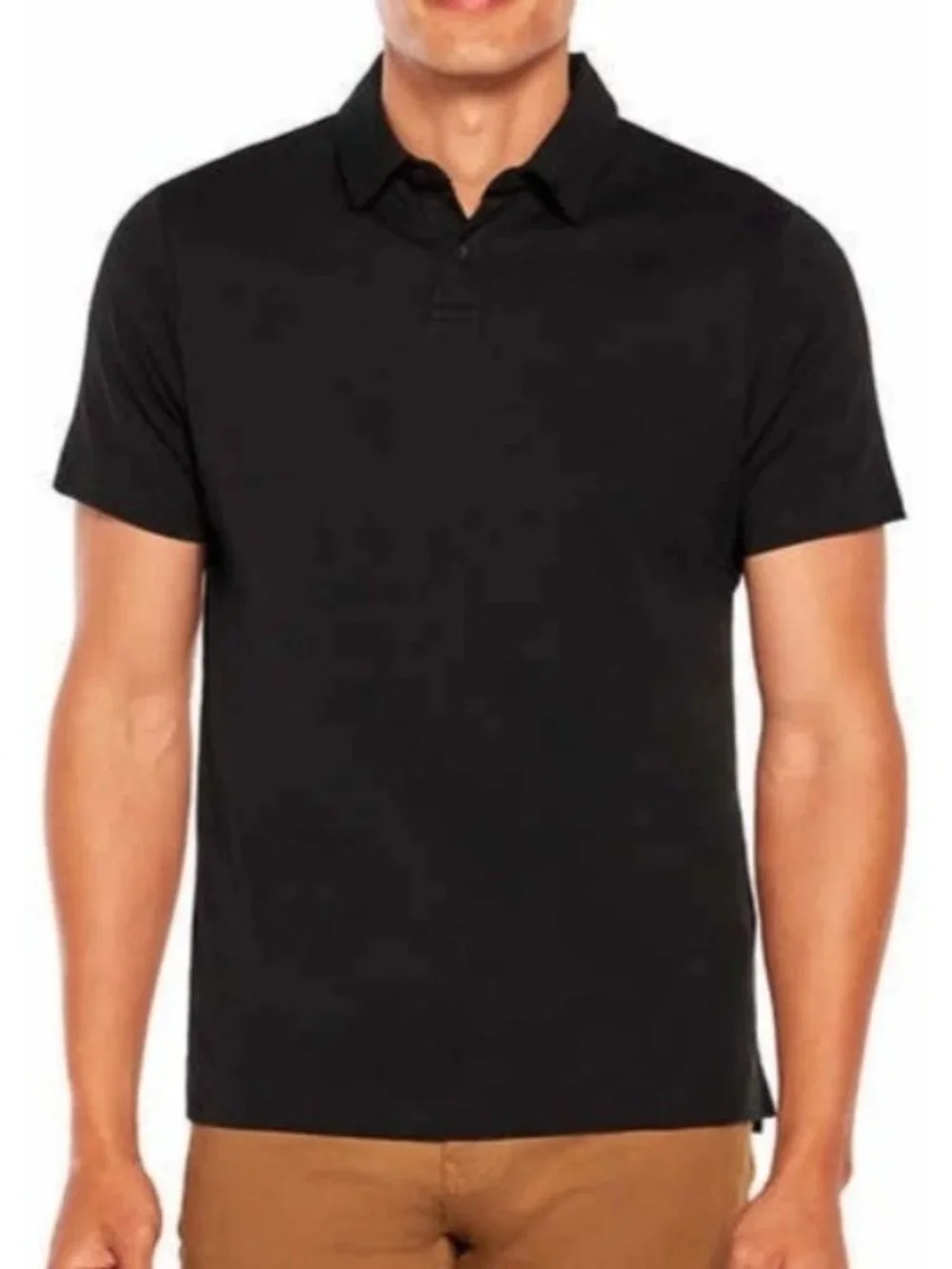 NWT Banana Republic Men's M Black Polo Shirt 100% Cotton Classic Fit